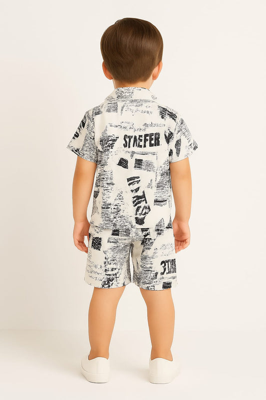 Paper Print Co-ords Set