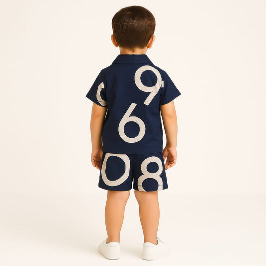 Blue Numbers Co-ords Set
