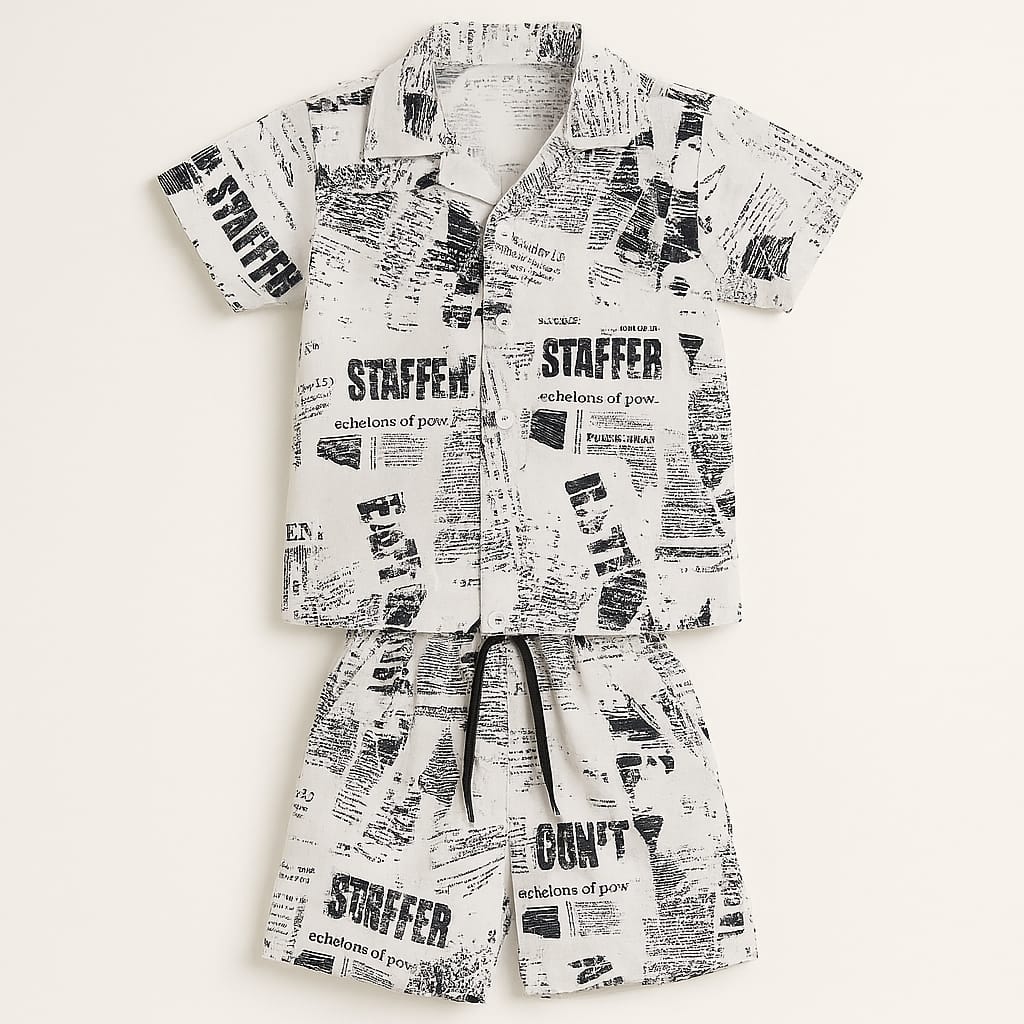 Paper Print Co-ords Set