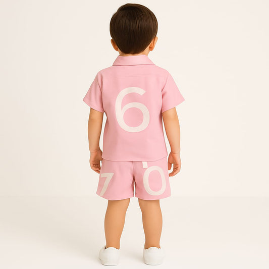 Pink Nunbers Co-ords Set