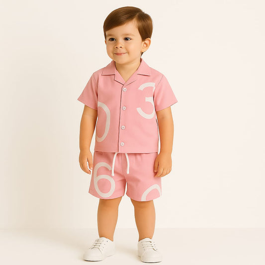 Pink Nunbers Co-ords Set