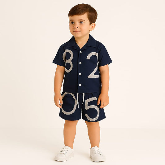 Blue Numbers Co-ords Set