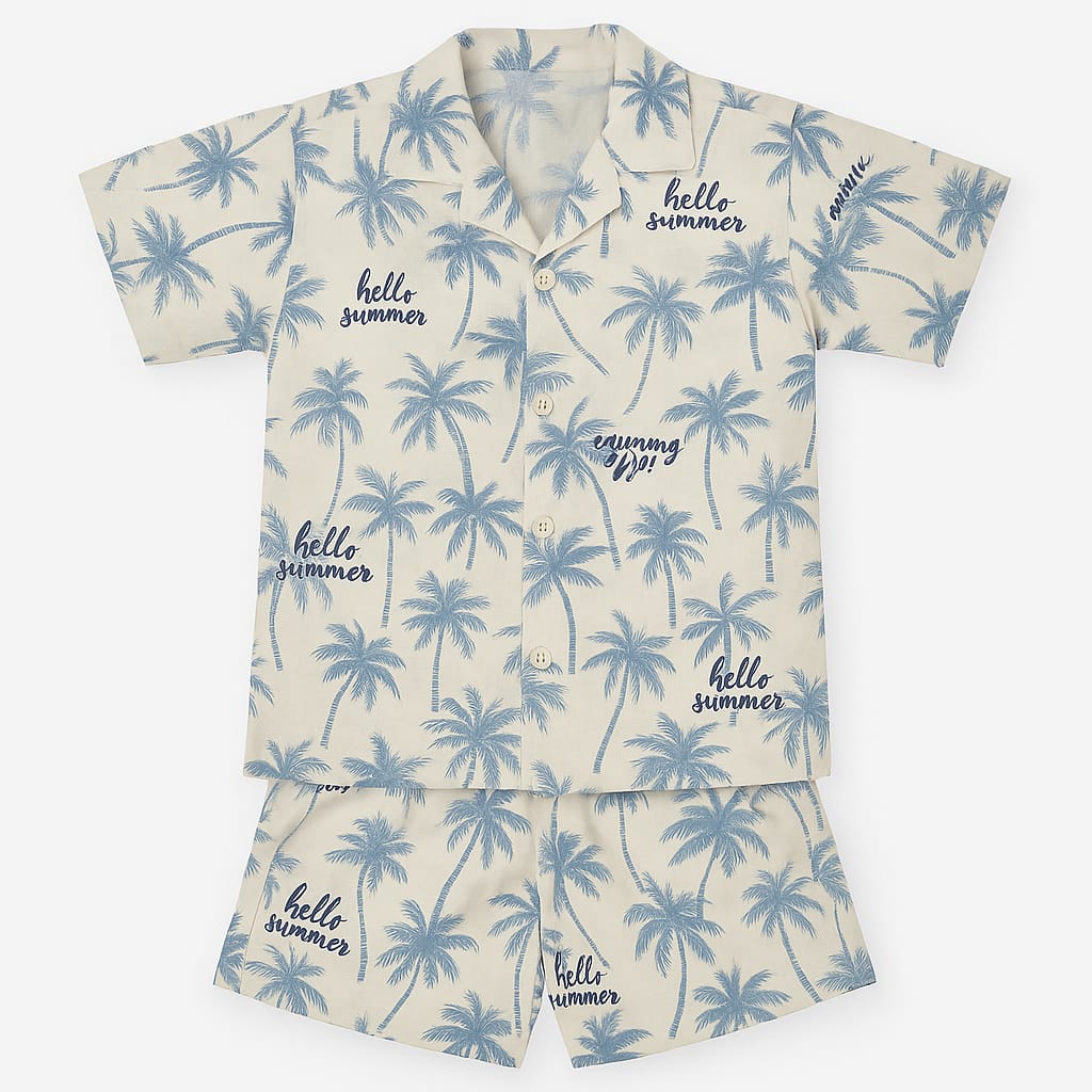 White Hello Summer Co-ords Set
